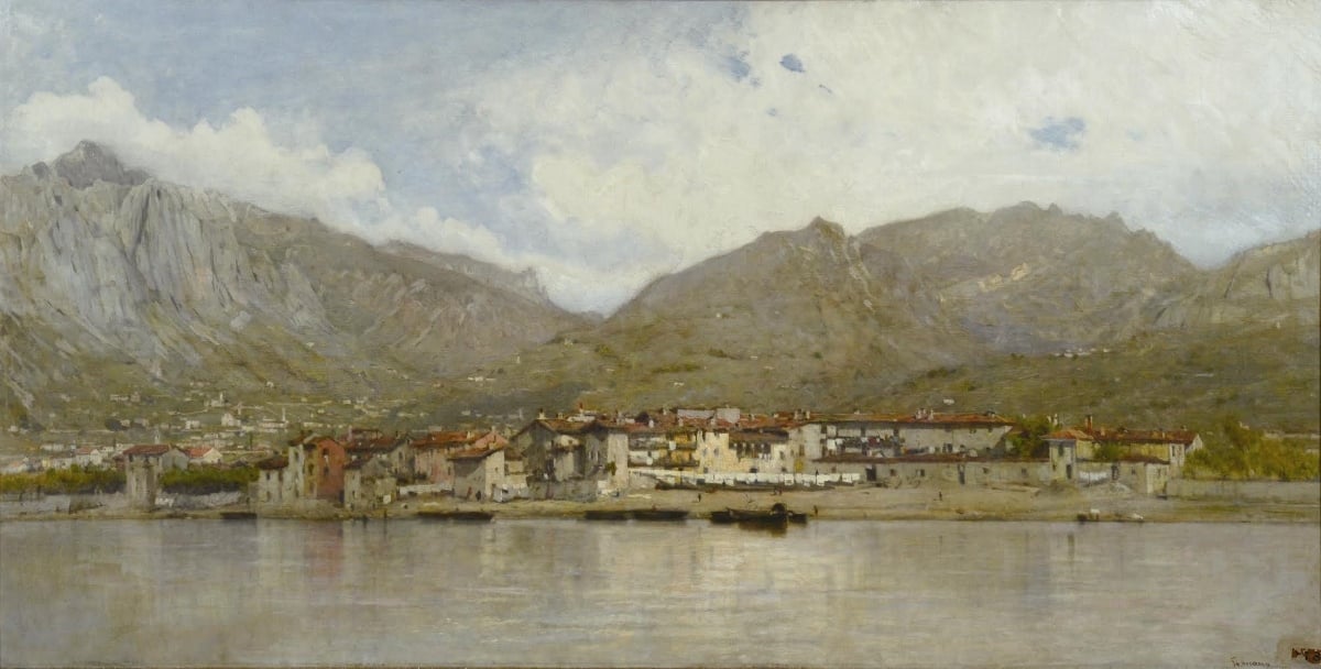 Filippo Carcano - Allegria Pescarenico nel lago di Lecco